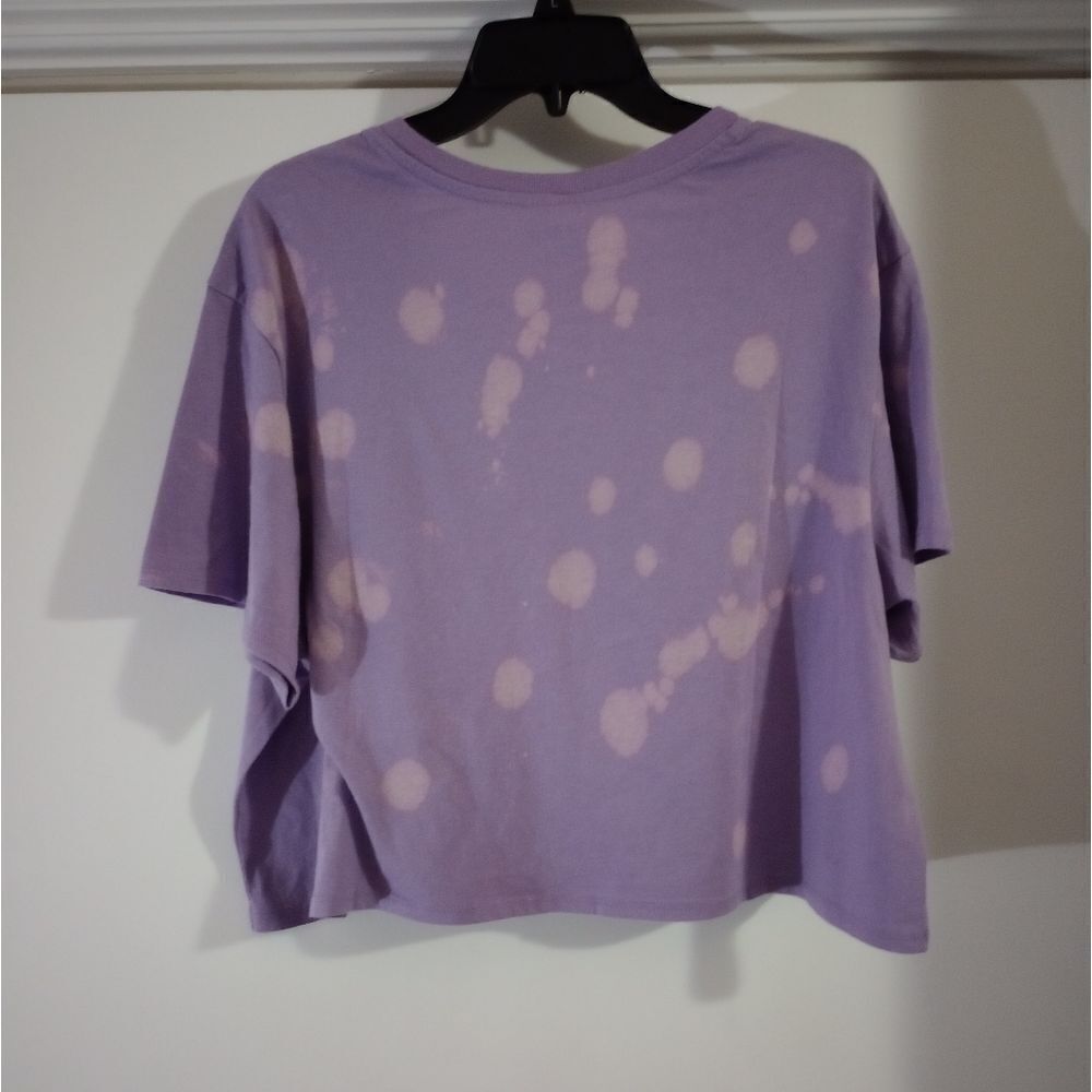 ⬇️⬇️⬇️NBA LA Lakers Bleached Crop T-shirt Top - Picture 5 of 6